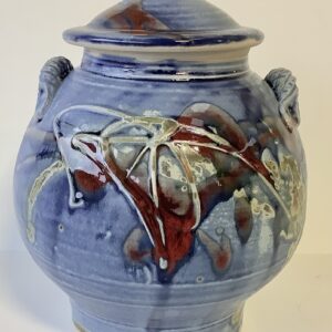 Showing an ash urn in New Blue